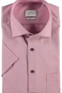 ETERNA Hemd beere Comfort Fit Kurzarm