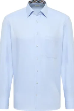 ETERNA Hemd hellblau comfort fit Langarm