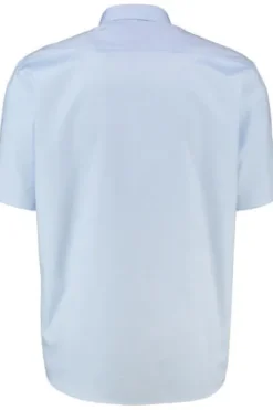 ETERNA Hemd hellblau Comfort Fit Kurzarm