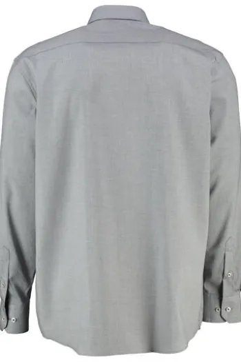 ETERNA Hemd navy gemustert Comfort Fit Langarm