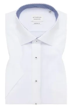 ETERNA Hemd weiss Comfort Fit Kurzarm