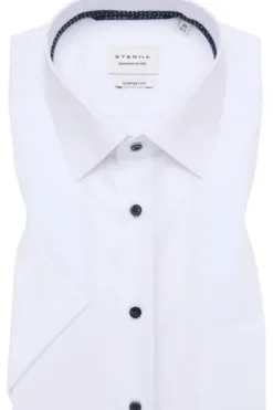 ETERNA Hemd weiss Comfort Fit Kurzarm