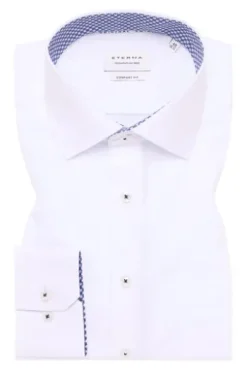 ETERNA Hemd weiss Comfort Fit Langarm
