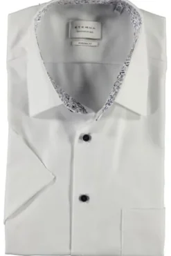 ETERNA Hemd weiss Comfort Fit Kurzarm
