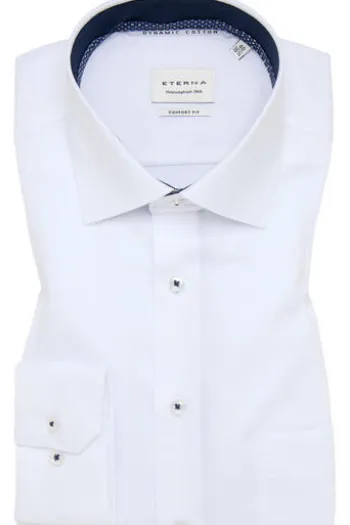 ETERNA Hemd weiss Comfort Fit Langarm