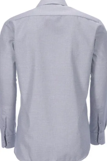 ETERNA Karo Hemd grün Comfort Fit Langarm