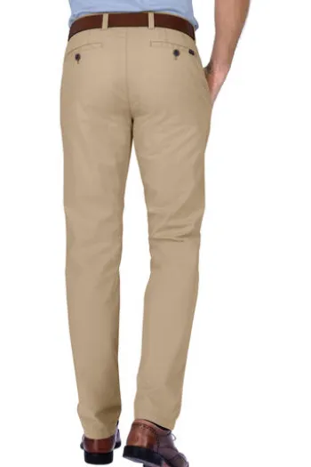 EUREX BY BRAX Baumwoll-Stretch- Hose Jim beige Chino