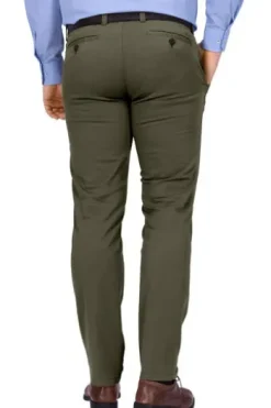 EUREX BY BRAX Baumwoll-Stretch-Hose oliv Jim
