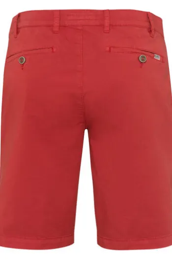EUREX BY BRAX Bermuda-Jeans Burt Rot Chino