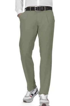 EUREX BY BRAX Bundfalten Baumwoll Hose Fred khaki