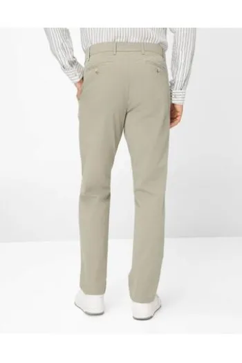 EUREX BY BRAX Bundfalten Baumwoll Hose Fred khaki