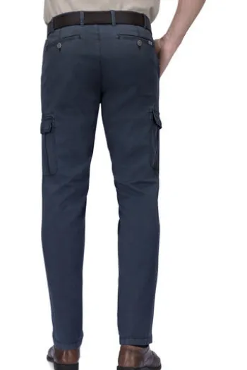 EUREX BY BRAX Cargo Hose Rob marine Stretch, Dehnbund