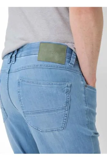 EUREX BY BRAX Denim Five Pocket Jeans bleached blue Regular Fit