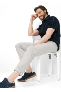 EUREX BY BRAX Five Pocket Hose Luke beige Regular Fit
