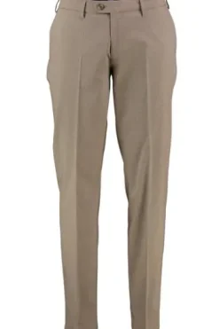 EUREX BY BRAX Flat Front Hose Jan hellbraun Regular Fit