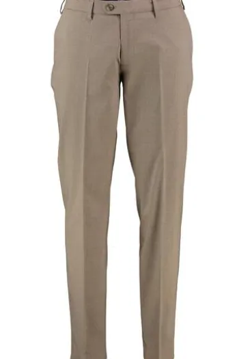 EUREX BY BRAX Flat Front Hose Jan hellbraun Regular Fit