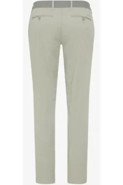 EUREX BY BRAX Flat Front Hose Torge khaki Regular Fit