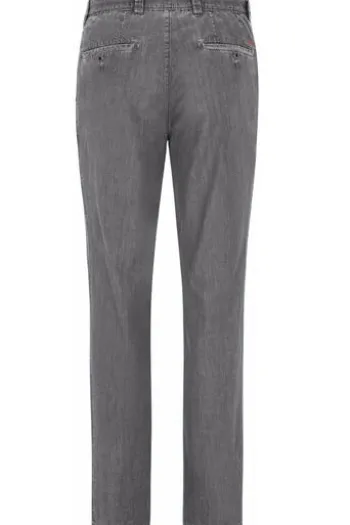 EUREX BY BRAX Flat Front Jeans Jim grau Pima Light Denim
