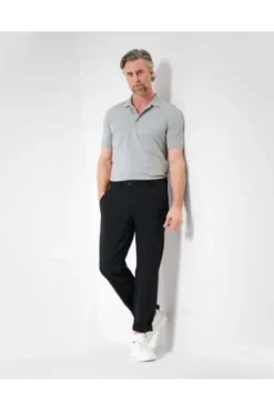 EUREX BY BRAX Jersey Chino Hose Thilo schwarz Regular Fit