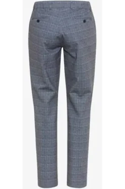 EUREX BY BRAX Jersey Hose Thilo navy check Regular Fit