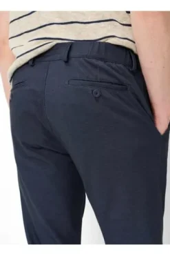 EUREX BY BRAX Jersey Hose Thilo minimal blue Regular Fit