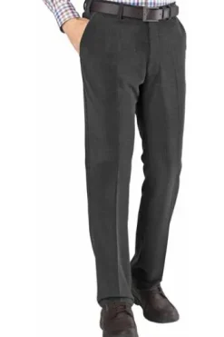 EUREX BY BRAX Schurwoll-Stretch-Cord-Hose grau Luis
