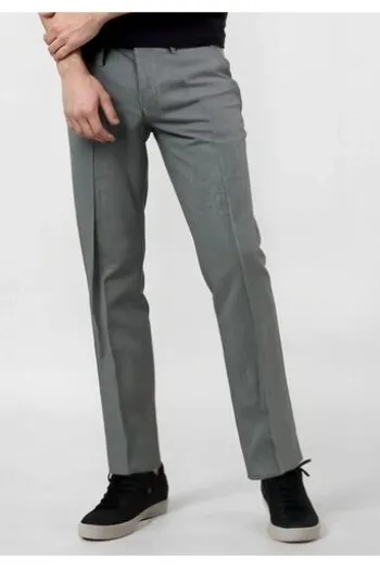 EUREX BY BRAX Schurwoll-Stretch-Hose Jan grau Dehnbund