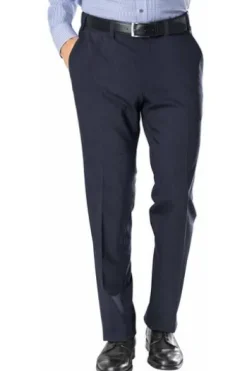 EUREX BY BRAX Schurwoll-Stretch-Hose Jan marine Dehnbund
