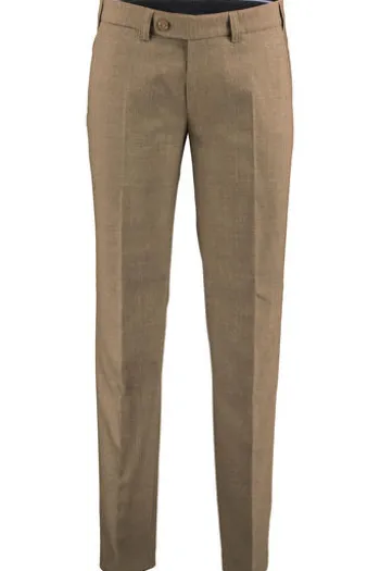 EUREX BY BRAX Schurwoll-Stretch-Hose hellbraun