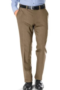 EUREX BY BRAX Schurwoll-Stretch-Hose hellbraun