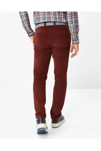 EUREX BY BRAX Stretch-Cord-Hose bordeaux Jim