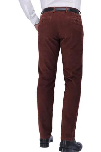 EUREX BY BRAX Stretch-Cord-Hose bordeaux Jim