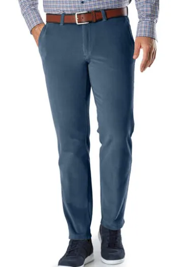 EUREX BY BRAX Stretch-Cord-Hose blau Jim