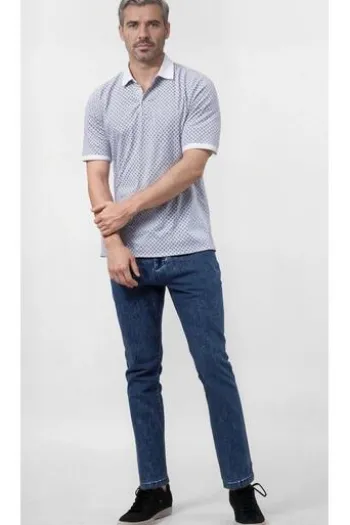EUREX BY BRAX Stretch-Edel-Jeans Jim blue stone Flex Denim