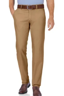 EUREX BY BRAX Tiefbund-Baumwoll-Stretch- Hose Jim camel Chino