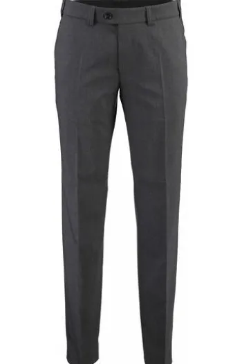 EUREX BY BRAX Tiefbund Schurwoll-Stretch-Hose Jan anthrazit
