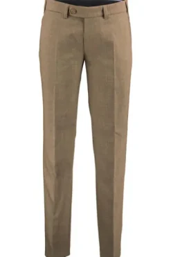 EUREX BY BRAX Tiefbund Schurwoll-Stretch-Hose Jan hellbraun
