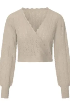 FELICITAS Ajour-Pullover Padma sand