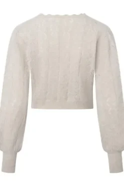 FELICITAS Ajour-Pullover Padma sand