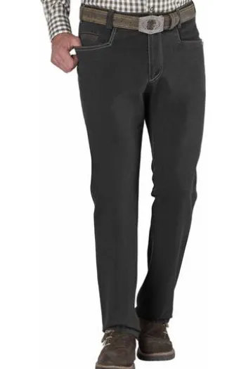 FLYNN Trachten Jeans anthrazit