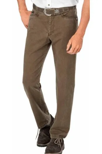FLYNN Trachten Jeans khaki
