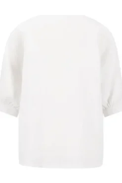 FYNCH HATTON Leinen-Bluse milk