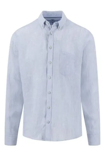 FYNCH HATTON Leinen Hemd new breeze Casual Fit