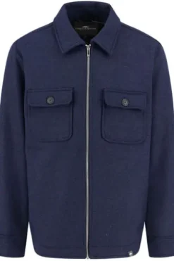 FYNCH HATTON Overshirt dark navy Casual Fit