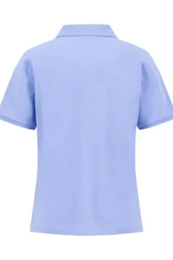 FYNCH HATTON Polo-Shirt cornflower blue Kurzarm