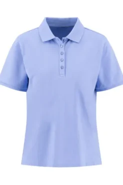 FYNCH HATTON Polo-Shirt cornflower blue Kurzarm