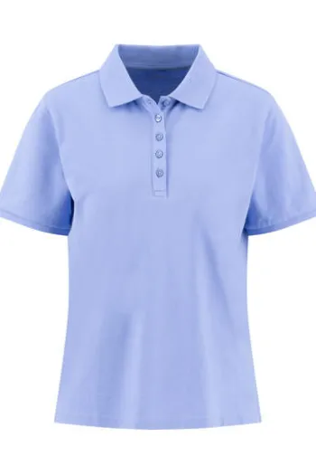 FYNCH HATTON Polo-Shirt cornflower blue Kurzarm