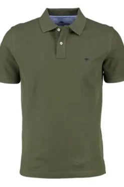 FYNCH HATTON Polo-Shirt dark khaki Casual Fit