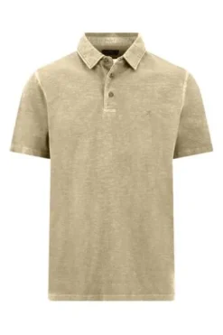 FYNCH HATTON Polo-Shirt dark khaki Casual Fit