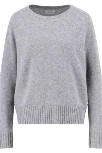 FYNCH HATTON Pullover alloy grey Langarm